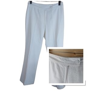 SAN FRANCISCO linen blend trouser off-white pants size 9